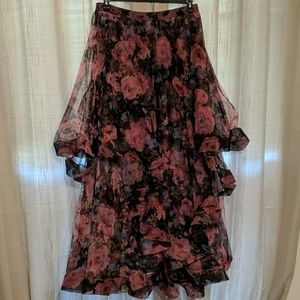 Maxi wired skirt